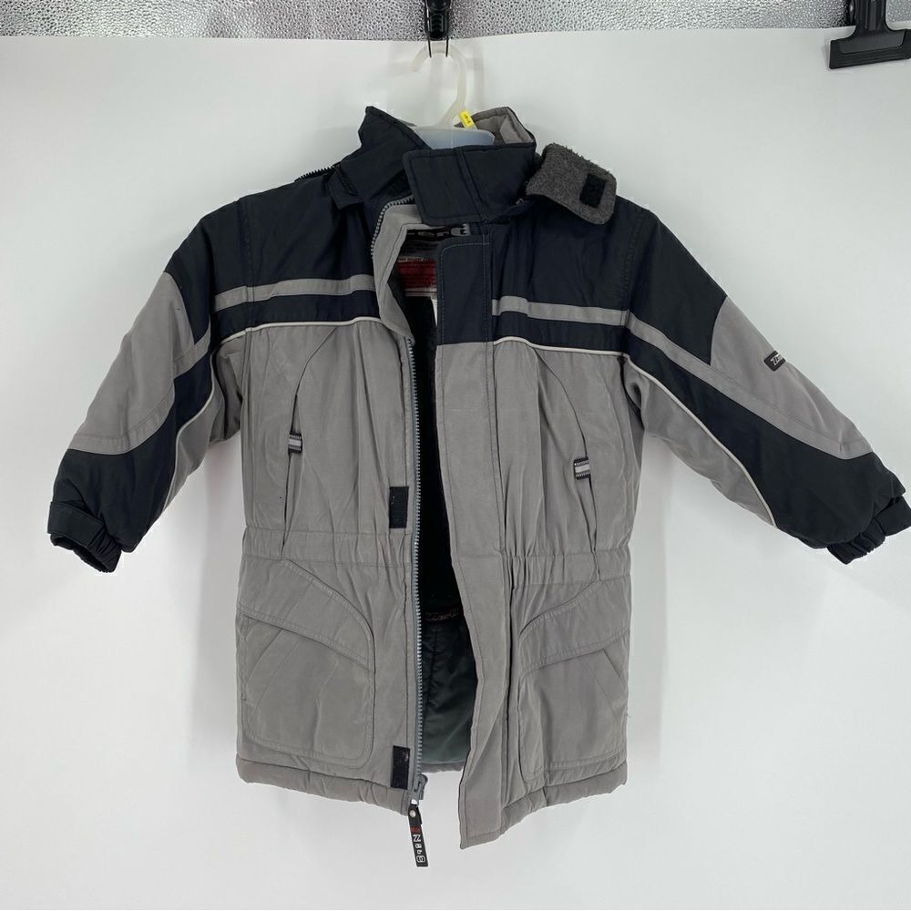 Rothschild Below Zero Boys’s Winter Coat Gray Hoodie size M (5/6)